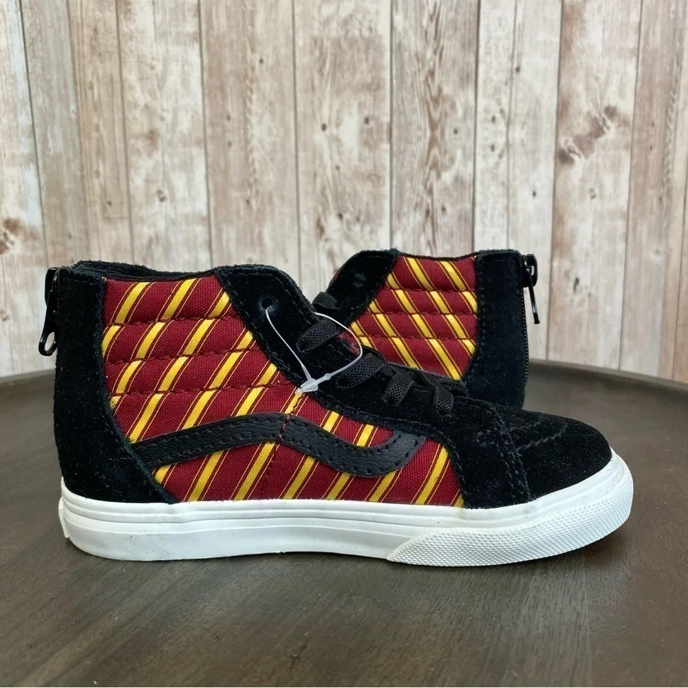 Vans x Harry Potter Sk8-Hi Zip High Top Sneaker Size 9 Toddler